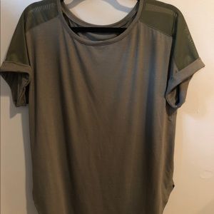 Avia Tee with Mesh Sleeves